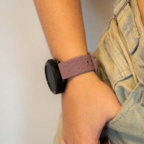 xoxo Wildhearts xoxo Wildhearts Amazfit GTS 2 Silikonarmband Leopardenmuster (Beerenviolett) xoxo Wildhearts xoxo Wildhearts Amazfit GTS 2 Silikonarmband Leopardenmuster (Beerenviolett)