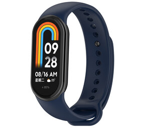Strap-it® Xiaomi Smart Band 9 Silikonarmband (Dunkelblau) Strap-it® Xiaomi Smart Band 9 Silikonarmband (Dunkelblau)