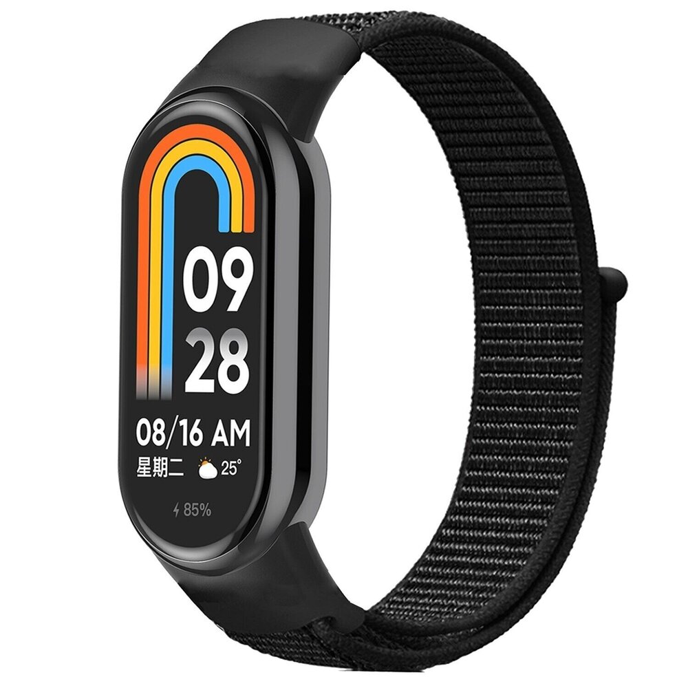Strap-it® Strap-it Xiaomi Smart Band 9 Nylon Armband (Schwarz) Strap-it® Strap-it Xiaomi Smart Band 9 Nylon Armband (Schwarz)