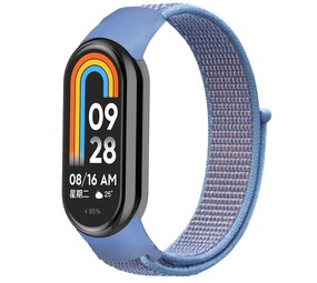 Strap-it® Xiaomi Smart Band 9 Nylon Armband (Hellblau) Strap-it® Xiaomi Smart Band 9 Nylon Armband (Hellblau)