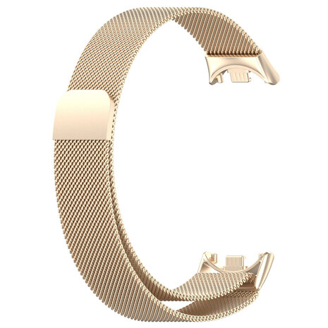 Strap-it® Strap-it Xiaomi Smart Band 9 Milanese Armband (Champagner Gold) Strap-it® Strap-it Xiaomi Smart Band 9 Milanese Armband (Champagner Gold)
