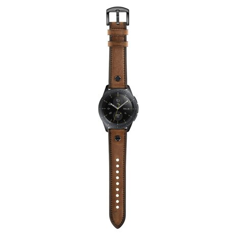 Strap-it® Strap-it Samsung Galaxy Watch 4 - 40mm Lederarmband mit Schraubverschluss (Dunkelbraun) Strap-it® Strap-it Samsung Galaxy Watch 4 - 40mm Lederarmband mit Schraubverschluss (Dunkelbraun)