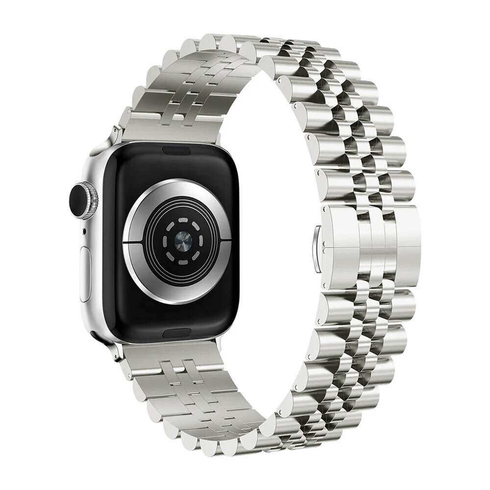 Strap-it® Strap-it Apple Watch Jubilee Stahlband (Titan)