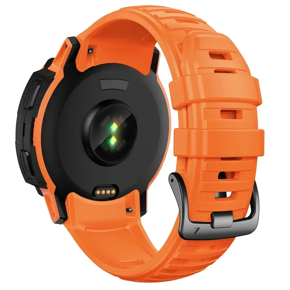 Strap-it® Strap-it Garmin Instinct 2x Silikonarmband (Orange) Strap-it® Strap-it Garmin Instinct 2x Silikonarmband (Orange)