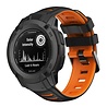 Strap-it® Strap-it Garmin Instinct 2x Sportarmband (Schwarz/Orange) Strap-it® Strap-it Garmin Instinct 2x Sportarmband (Schwarz/Orange)