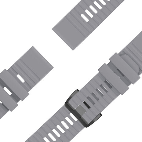 Bandz Bandz Garmin Epix Gen 2 Silikonarmband mit Schnalle (Grau) Bandz Bandz Garmin Epix Gen 2 Silikonarmband mit Schnalle (Grau)