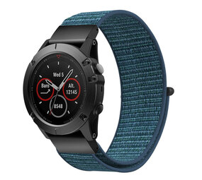 Strap-it® Garmin Quatix 5 / 6 / 7 Nylon Armband (Dark Mist Grey) Strap-it® Garmin Quatix 5 / 6 / 7 Nylon Armband (Dark Mist Grey)