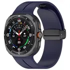 Strap-it® Strap-it Samsung Galaxy Watch Ultra Sportarmband met D-buckle (Dunkelblau)