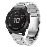Strap-it® Garmin Quatix 3 / 6x / 7x Solar Stahlarmband (Silber) Strap-it® Garmin Quatix 3 / 6x / 7x Solar Stahlarmband (Silber)