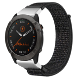 Strap-it® Garmin Quatix 3 / 6x / 7x Solar Nylon Armband (Schwarz) Strap-it® Garmin Quatix 3 / 6x / 7x Solar Nylon Armband (Schwarz)