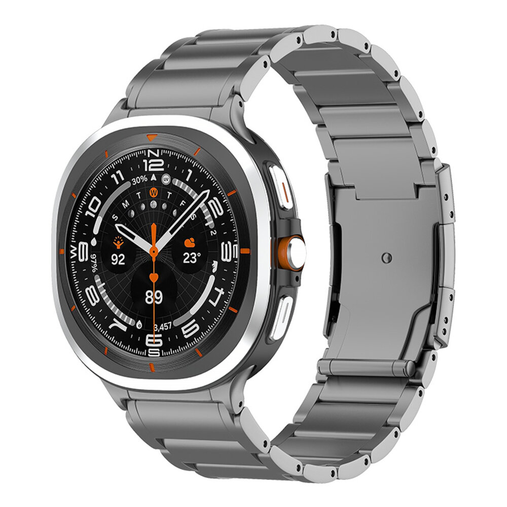 Strap-it® Strap-it Samsung Galaxy Watch Ultra Titanarmband (Graphit) Strap-it® Strap-it Samsung Galaxy Watch Ultra Titanarmband (Graphit)
