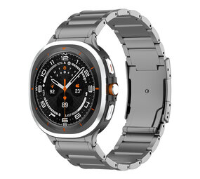 Strap-it® Samsung Galaxy Watch Ultra Titanarmband (Graphit) Strap-it® Samsung Galaxy Watch Ultra Titanarmband (Graphit)