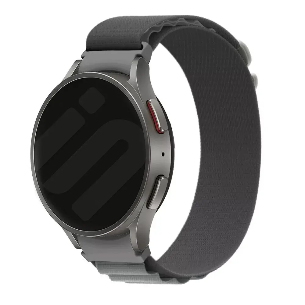 Strap-it® Strap-it Samsung Galaxy Watch 4 Classic 42mm Alpine Armband (Dunkelgrau)