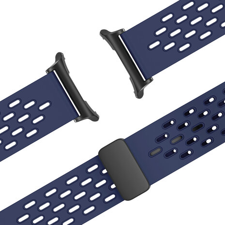 Bandz Bandz Samsung Galaxy Watch Ultra D-buckle Sportarmband 'Air' (Dunkelblau) Bandz Bandz Samsung Galaxy Watch Ultra D-buckle Sportarmband 'Air' (Dunkelblau)