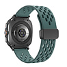 Bandz Bandz Samsung Galaxy Watch Ultra D-buckle Sportarmband 'Air' (Kieferngrün) Bandz Bandz Samsung Galaxy Watch Ultra D-buckle Sportarmband 'Air' (Kieferngrün)