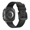 Bandz Bandz Samsung Galaxy Watch Ultra Leder-hybridarmband mit Schnalle (Schwarz) Bandz Bandz Samsung Galaxy Watch Ultra Leder-hybridarmband mit Schnalle (Schwarz)