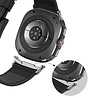 Bandz Bandz Samsung Galaxy Watch Ultra Leder-hybridarmband mit Schnalle (Schwarz) Bandz Bandz Samsung Galaxy Watch Ultra Leder-hybridarmband mit Schnalle (Schwarz)