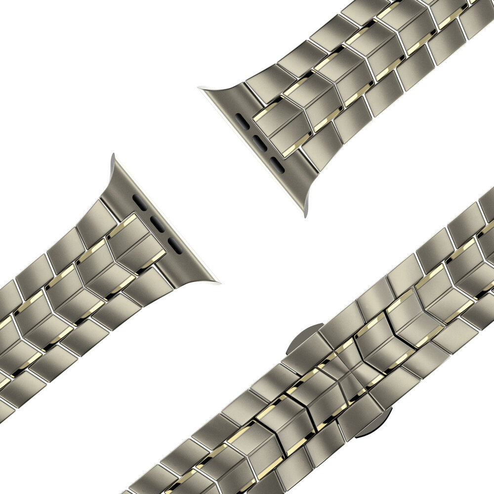 Bandz Bandz Apple Watch Titan Armband 'Supreme' (Titanium) Bandz Bandz Apple Watch Titan Armband 'Supreme' (Titanium)