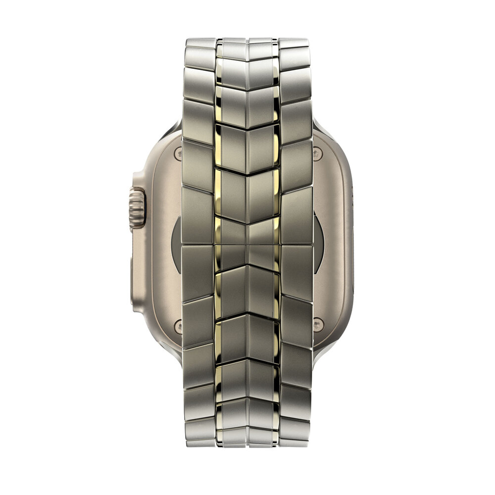 Bandz Bandz Apple Watch Titan Armband 'Supreme' (Titanium) Bandz Bandz Apple Watch Titan Armband 'Supreme' (Titanium)