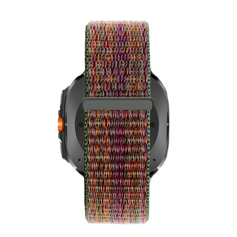 Bandz Bandz Samsung Galaxy Watch Ultra Nylon Loop Armband (Grün Mischung) Bandz Bandz Samsung Galaxy Watch Ultra Nylon Loop Armband (Grün Mischung)