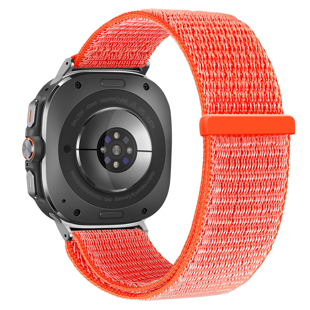 Bandz Bandz Samsung Galaxy Watch Ultra Nylon Loop Armband (Orange) Bandz Bandz Samsung Galaxy Watch Ultra Nylon Loop Armband (Orange)