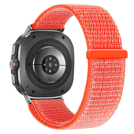 Bandz Bandz Samsung Galaxy Watch Ultra Nylon Loop Armband (Orange) Bandz Bandz Samsung Galaxy Watch Ultra Nylon Loop Armband (Orange)