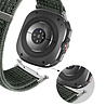 Bandz Bandz Samsung Galaxy Watch Ultra Nylon Loop Armband (Grau-Grün) Bandz Bandz Samsung Galaxy Watch Ultra Nylon Loop Armband (Grau-Grün)