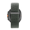 Bandz Bandz Samsung Galaxy Watch Ultra Nylon Loop Armband (Grau-Grün) Bandz Bandz Samsung Galaxy Watch Ultra Nylon Loop Armband (Grau-Grün)