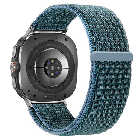 Bandz Bandz Samsung Galaxy Watch Ultra Nylon Loop Armband (Blau-Grün) Bandz Bandz Samsung Galaxy Watch Ultra Nylon Loop Armband (Blau-Grün)