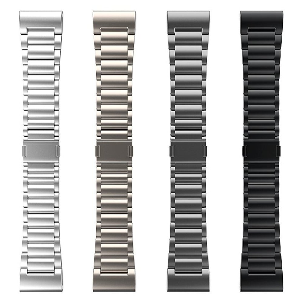 Strap-it® Strap-it Garmin Quatix 5 / 6 / 7 Magnetisches Titanarmband (Silber) Strap-it® Strap-it Garmin Quatix 5 / 6 / 7 Magnetisches Titanarmband (Silber)