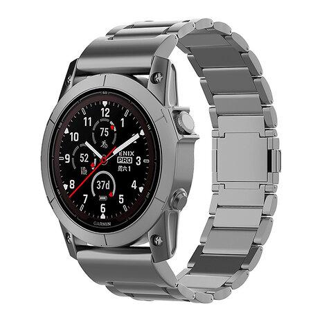 Strap-it® Strap-it Garmin Fenix 7x Magnetisches Titanarmband (Graphit) Strap-it® Strap-it Garmin Fenix 7x Magnetisches Titanarmband (Graphit)