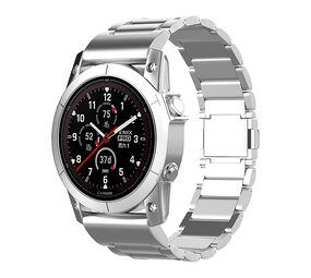 Strap-it® Garmin Fenix 7x Magnetisches Titanarmband (Silber) Strap-it® Garmin Fenix 7x Magnetisches Titanarmband (Silber)
