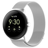 Strap-it® Google Pixel Watch 3 - 41mm Milanaise Armband (Silber)