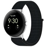 Strap-it® Google Pixel Watch 3 - 41mm Nylonarmband (Schwarz)