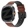 Bandz Bandz Samsung Galaxy Watch Ultra Leder-hybridarmband mit Schnalle (Braun) Bandz Bandz Samsung Galaxy Watch Ultra Leder-hybridarmband mit Schnalle (Braun)