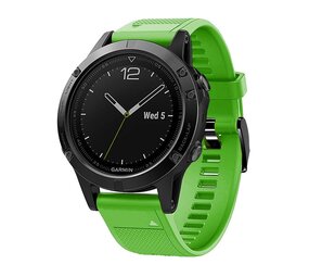 Strap-it® Garmin Fenix 8 - 47mm Silikonarmband (Grün) Strap-it® Garmin Fenix 8 - 47mm Silikonarmband (Grün)