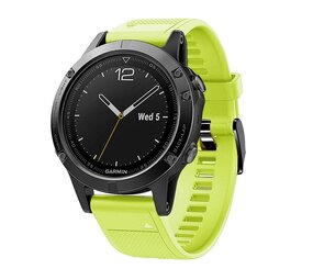Strap-it® Garmin Fenix 8 - 47mm Silikonarmband (Hellgrün) Strap-it® Garmin Fenix 8 - 47mm Silikonarmband (Hellgrün)