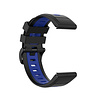 Strap-it® Strap-it Garmin Fenix 8 - 51mm Sport Schnallenarmband (Schwarz/Blau) Strap-it® Strap-it Garmin Fenix 8 - 51mm Sport Schnallenarmband (Schwarz/Blau)