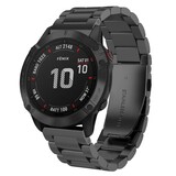 Strap-it® Garmin Fenix 8 - 51mm Stahlarmband (Schwarz)