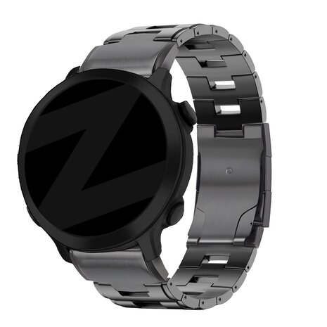 Strap-it® Bandz Garmin Fenix E Titanarmband 'Classic'  (Grau)