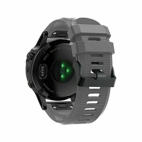 Strap-it® Strap-it Garmin Enduro 1 / 2 / 3 Silikonarmband (Grau)