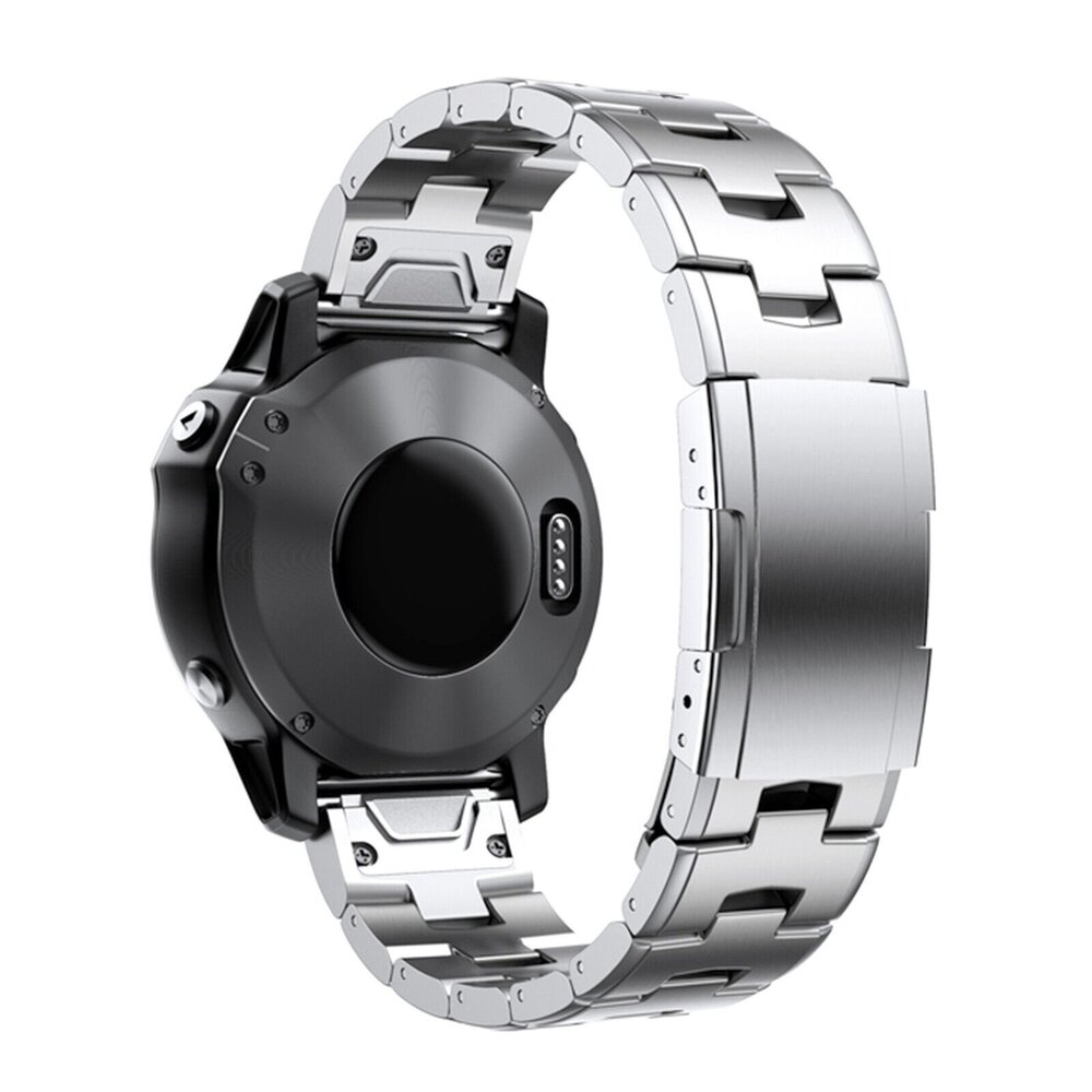Strap-it® Strap-it Garmin Enduro 1 / 2 / 3 Titanarmband (Silber)
