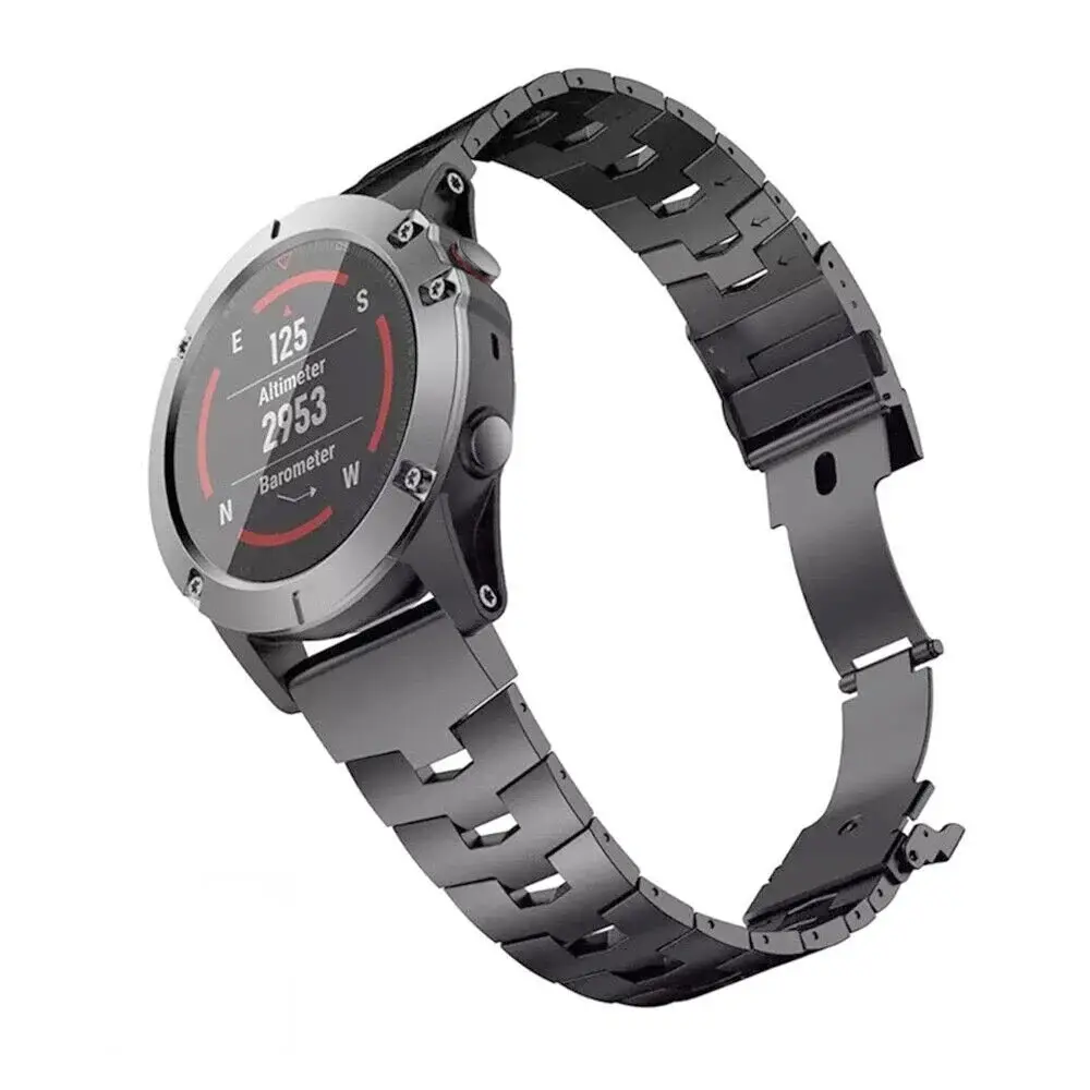 Strap-it® Strap-it Garmin Enduro 1 / 2 / 3 Titanarmband (Graphit) Strap-it® Strap-it Garmin Enduro 1 / 2 / 3 Titanarmband (Graphit)