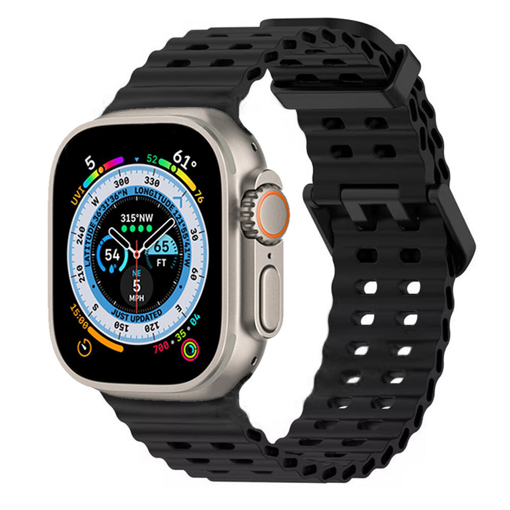 Strap-it® Strap-it Apple Watch Second Wave Armband (Schwarz) Strap-it® Strap-it Apple Watch Second Wave Armband (Schwarz)