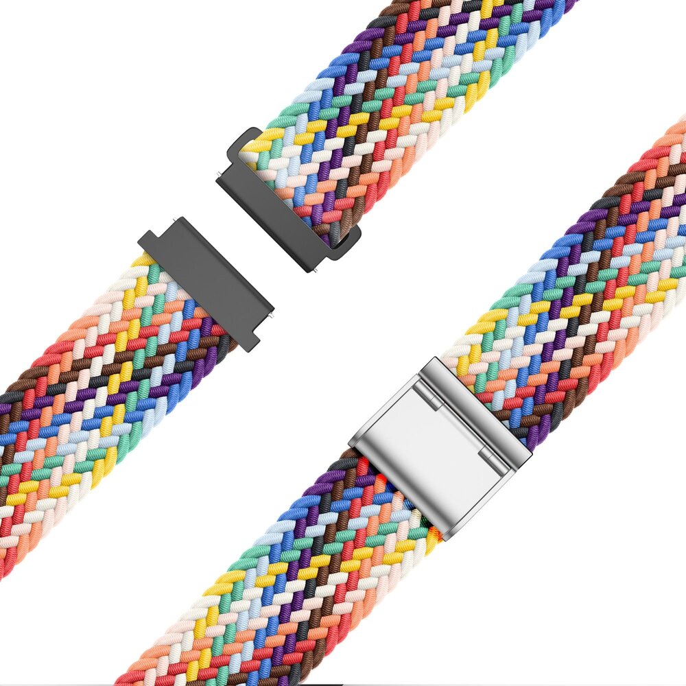 Bandz Bandz Withings ScanWatch Nova geflochtenes Nylon Band (Regenbogen) Bandz Bandz Withings ScanWatch Nova geflochtenes Nylon Band (Regenbogen)