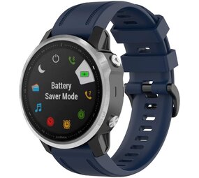 Strap-it® Garmin Fenix 8 - 43mm Silikonarmband (Dunkelblau) Strap-it® Garmin Fenix 8 - 43mm Silikonarmband (Dunkelblau)