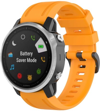 Strap-it® Strap-it Garmin Fenix 8 - 43mm Silikonarmband (Orange) Strap-it® Strap-it Garmin Fenix 8 - 43mm Silikonarmband (Orange)