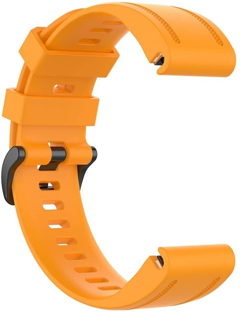 Strap-it® Strap-it Garmin Fenix 8 - 43mm Silikonarmband (Orange) Strap-it® Strap-it Garmin Fenix 8 - 43mm Silikonarmband (Orange)