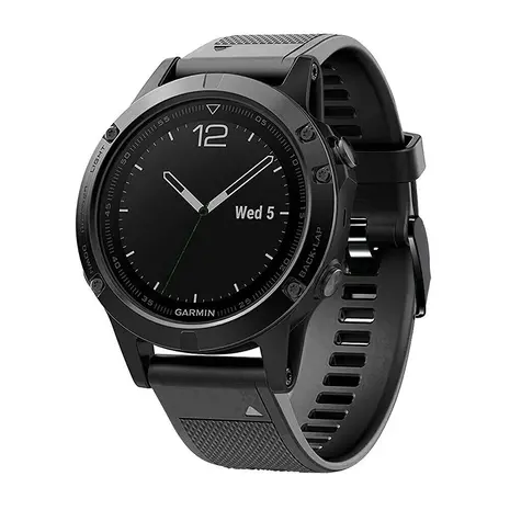 Strap-it® Strap-it Garmin Epix Gen 2 Silikonarmband (Schwarz) Strap-it® Strap-it Garmin Epix Gen 2 Silikonarmband (Schwarz)