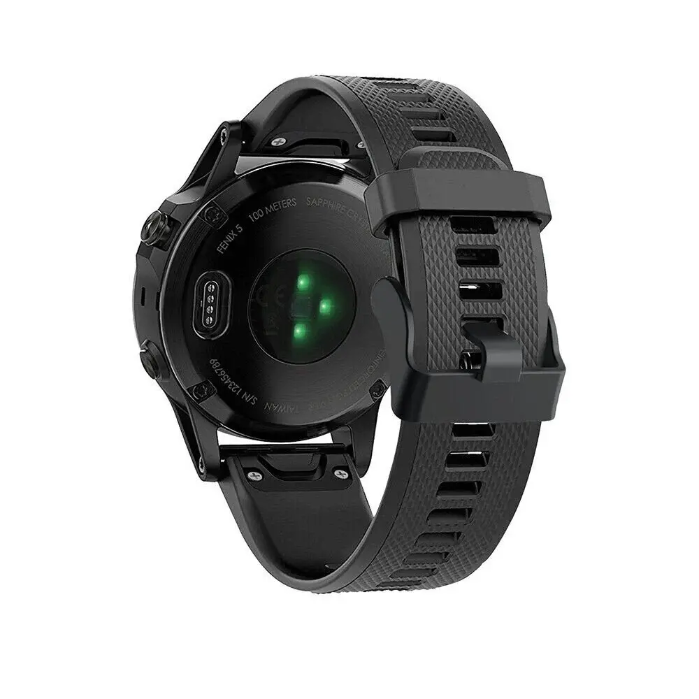 Strap-it® Strap-it Garmin Epix Gen 2 Silikonarmband (Schwarz) Strap-it® Strap-it Garmin Epix Gen 2 Silikonarmband (Schwarz)